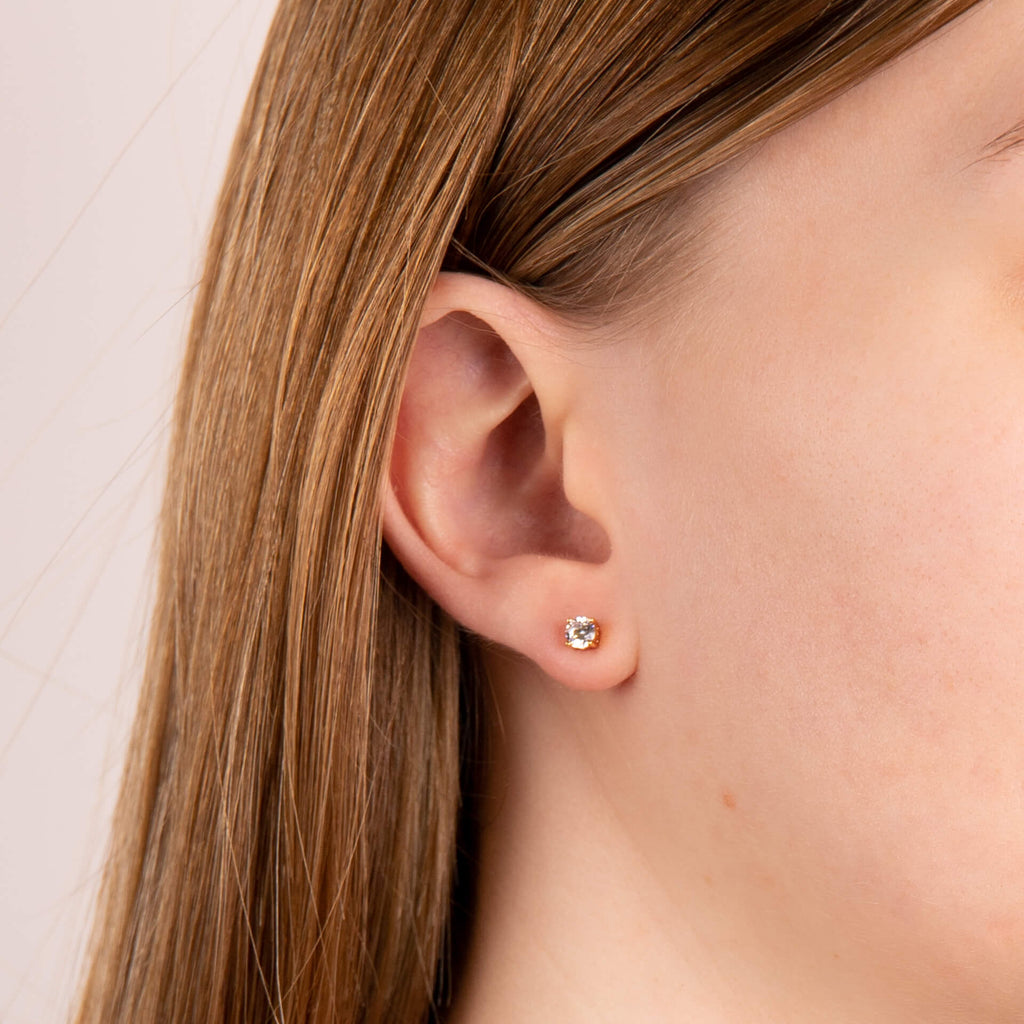 Diamonfire Four Claw Carat Stud Earrings