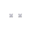 Diamonfire Four Claw Solitaire Stud Earrings