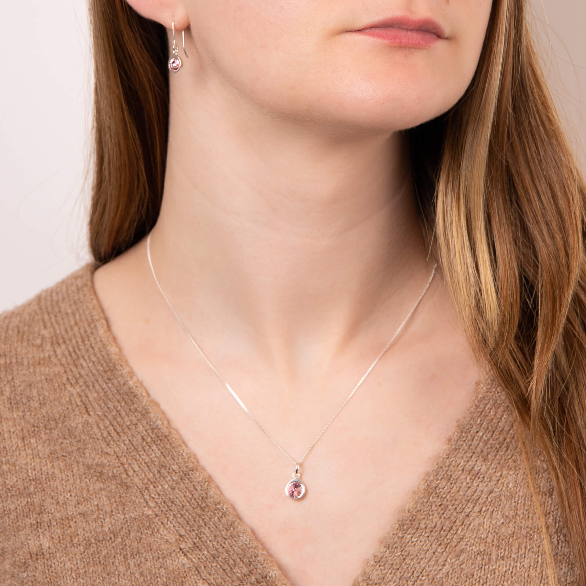 Beginnings Crystal Teardrop Pendant
