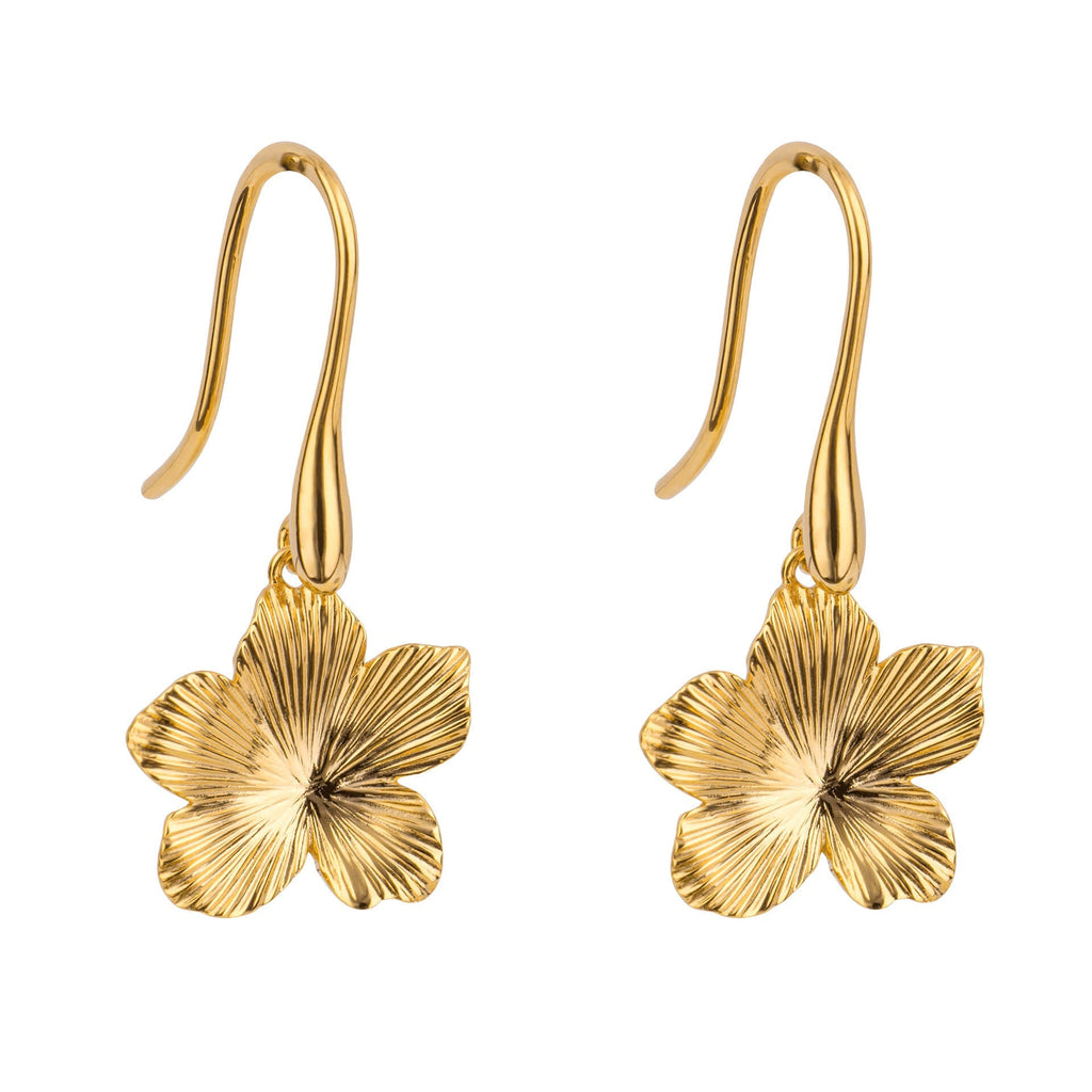 Beginnings 3D Floral Drop Earrings