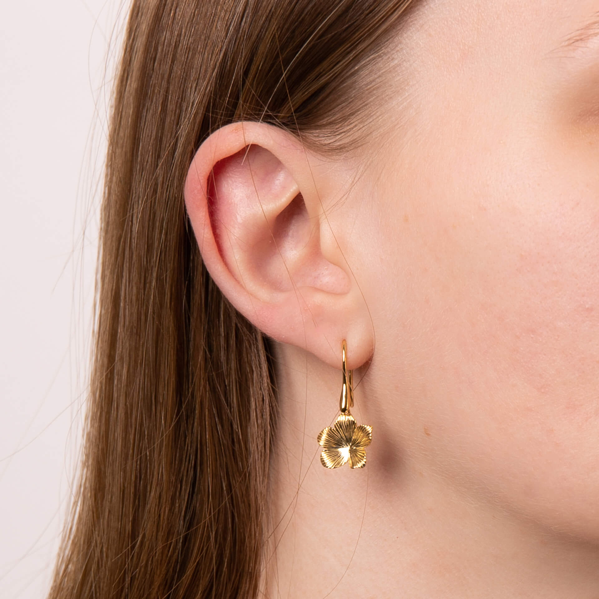 Beginnings 3D Floral Drop Earrings