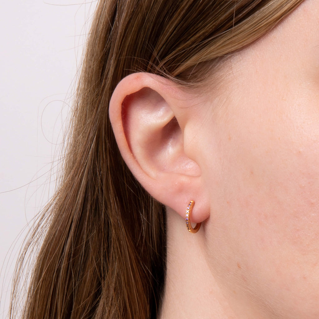 Beginnings Thin Hoop Earrings
