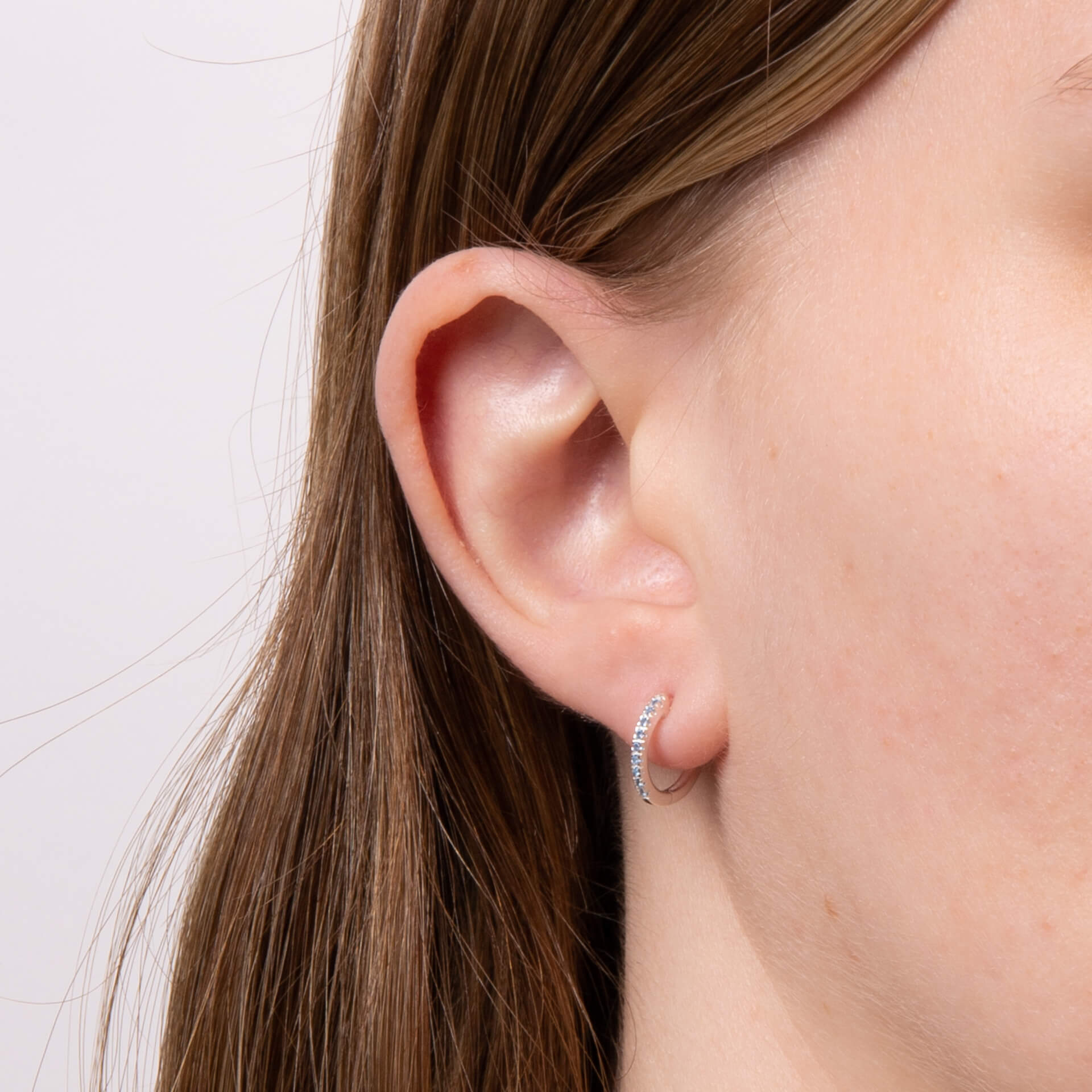 Beginnings Thin Hoop Earrings