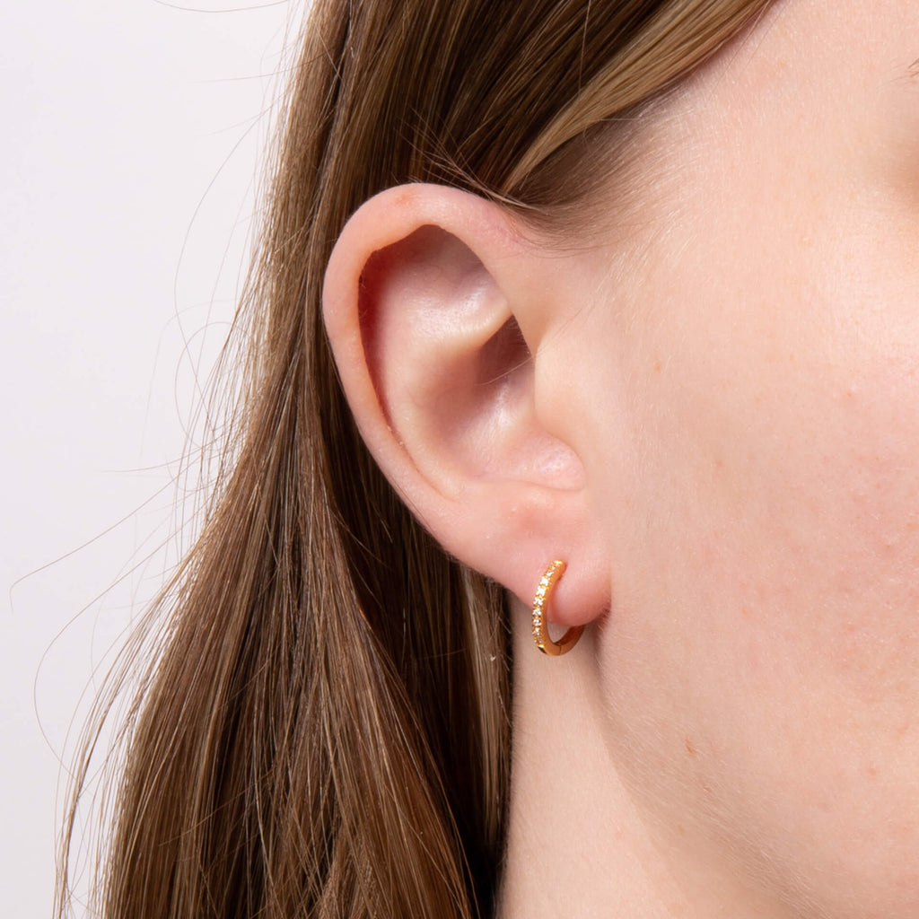 Beginnings Thin Hoop Earrings