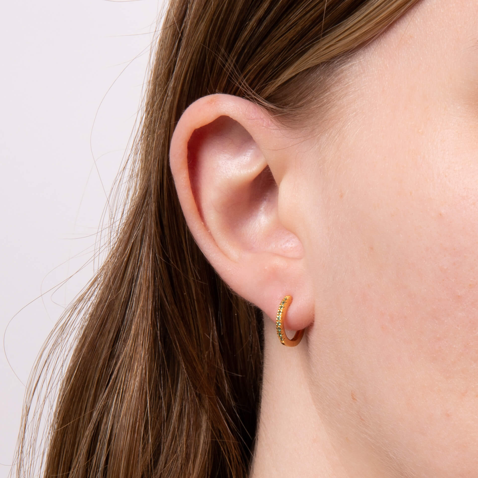Beginnings Thin Hoop Earrings