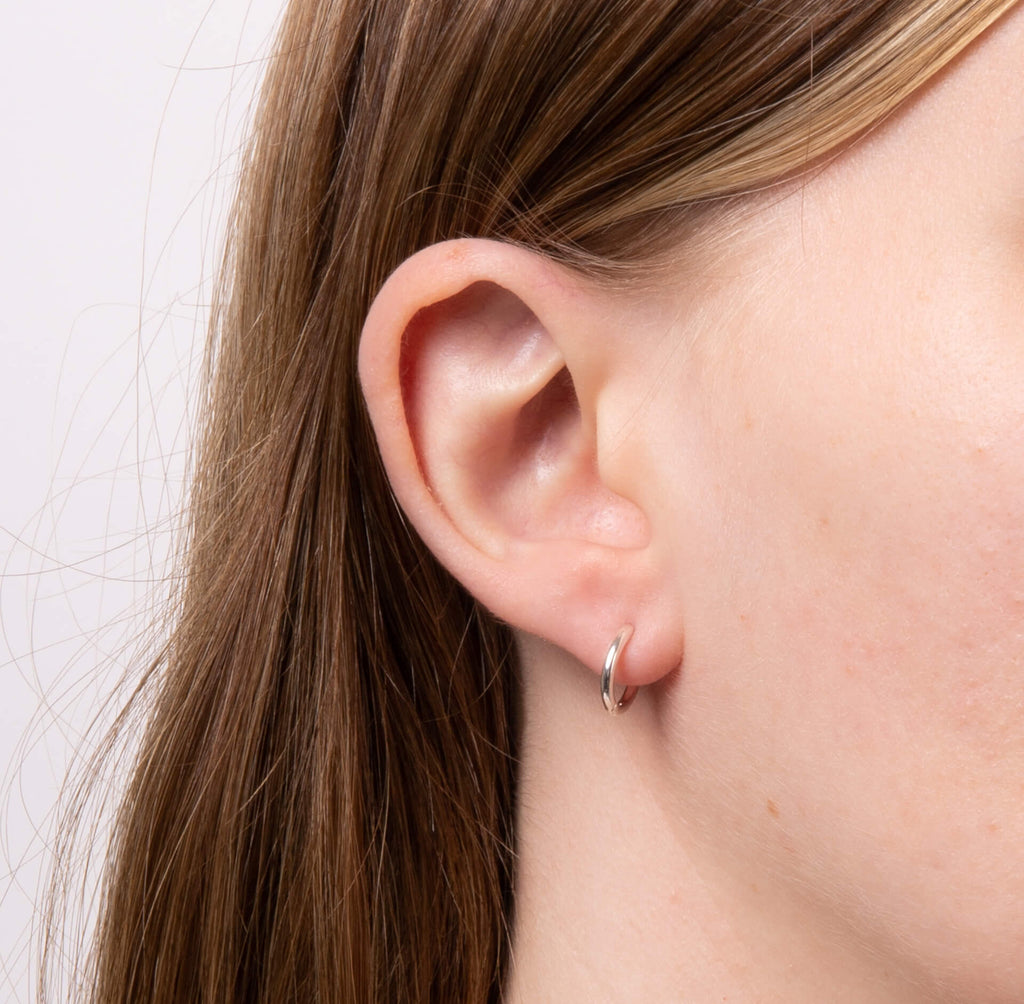 Beginnings Plain Hoop Earrings