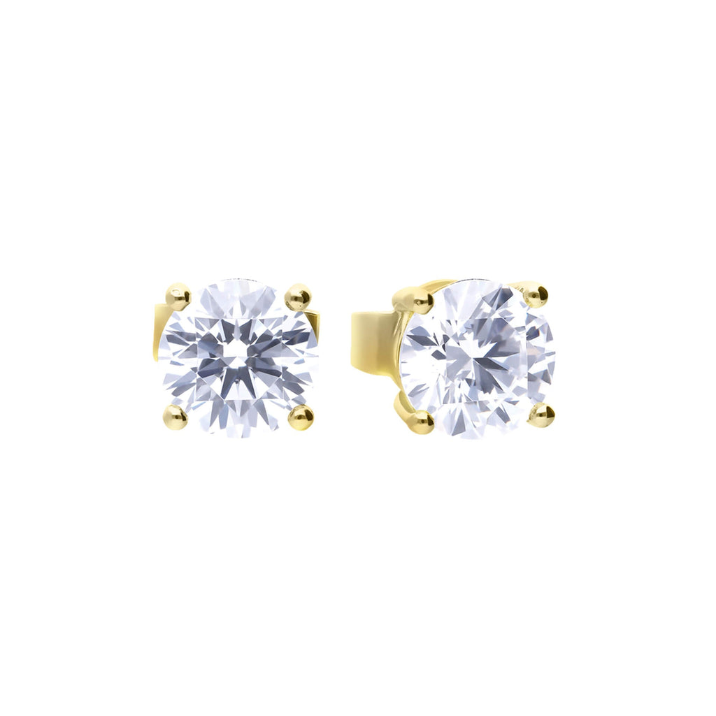 Diamonfire Four Claw Carat Stud Earrings