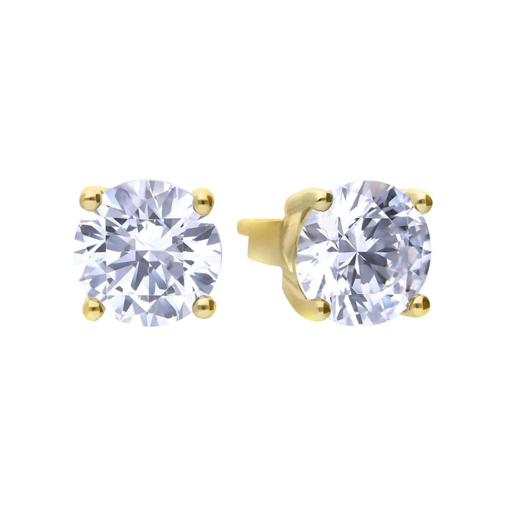 Diamonfire Four Claw Carat Stud Earrings