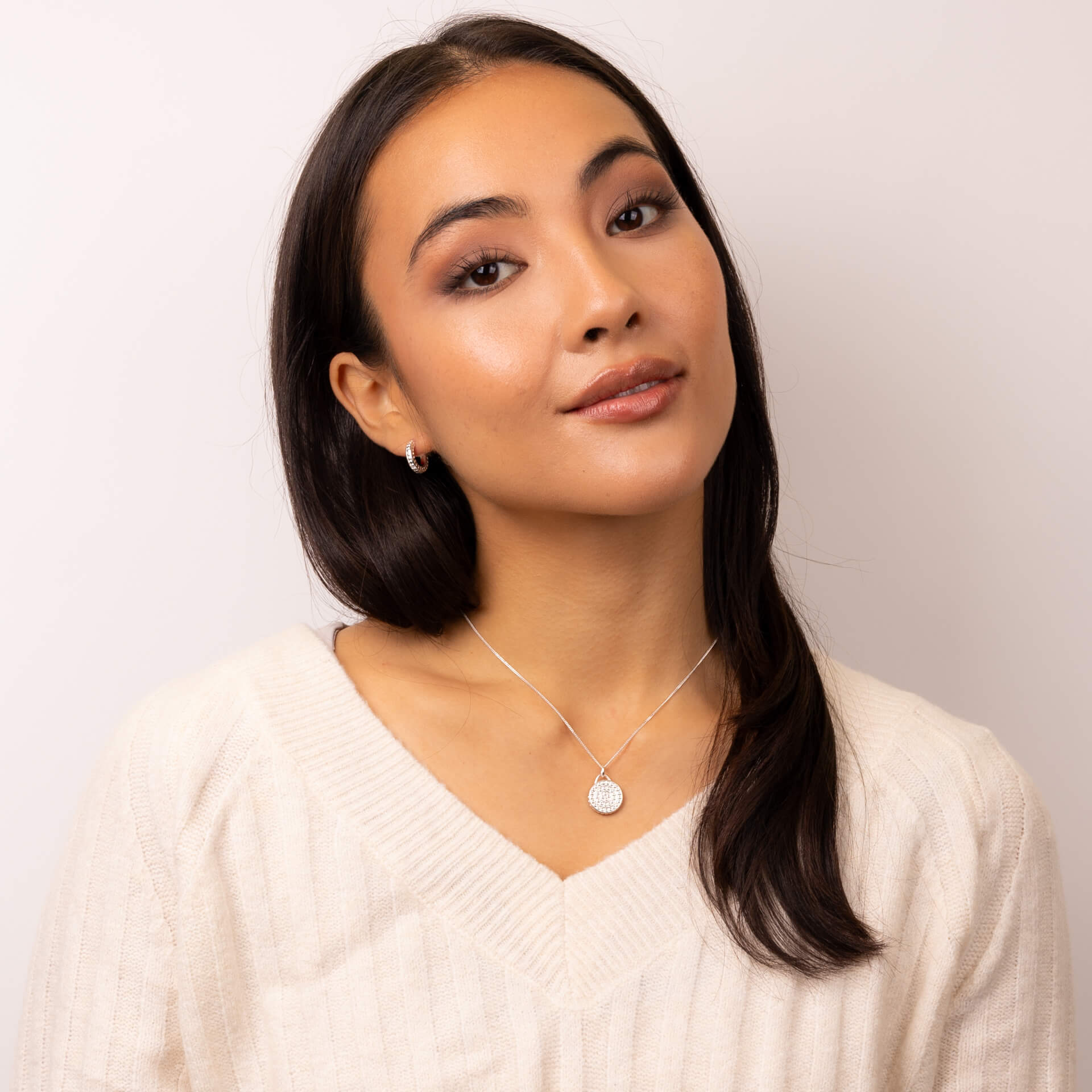 Beginnings Textured Channel Hoop Earrings
