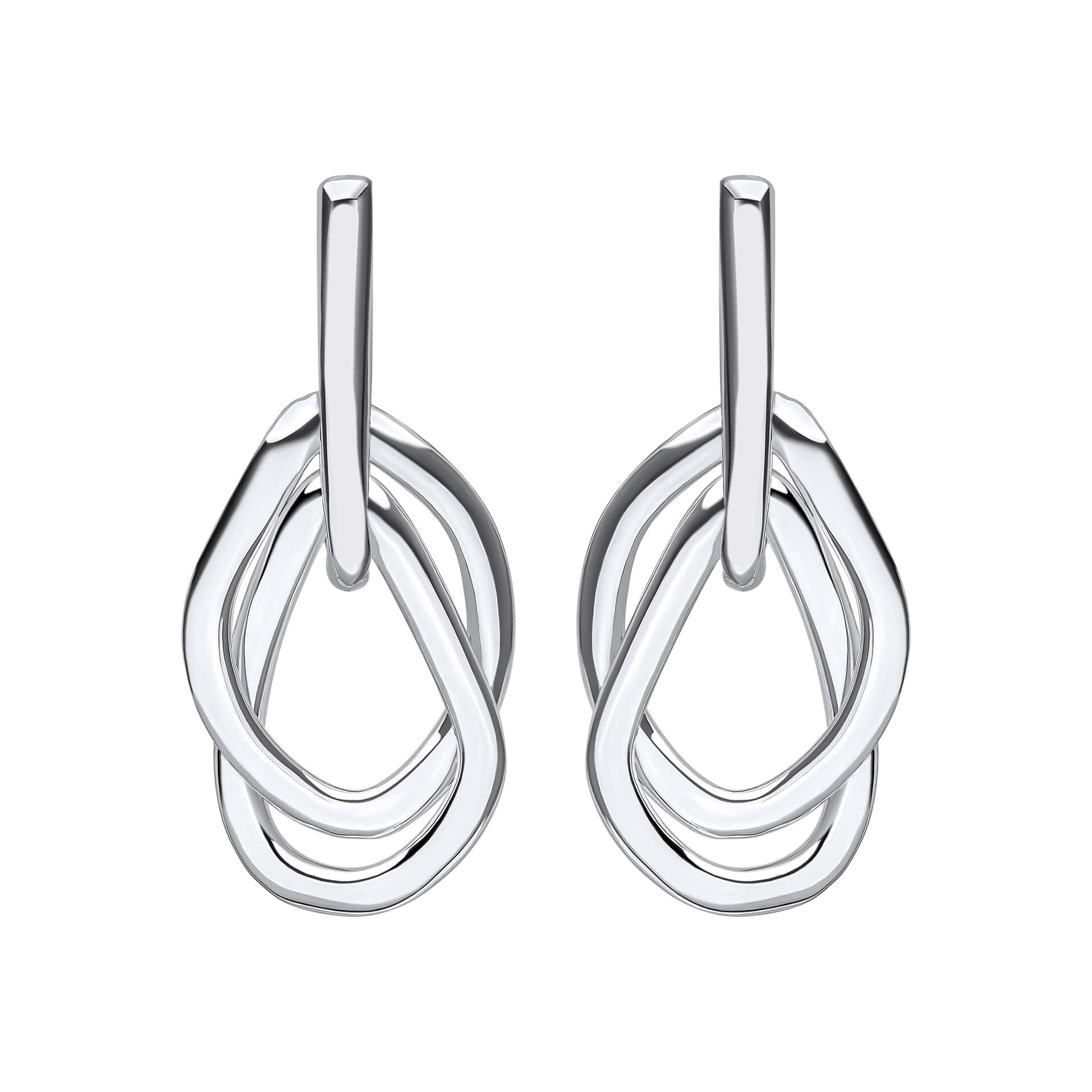 Beginnings Organic Interlinking Drop Earrings