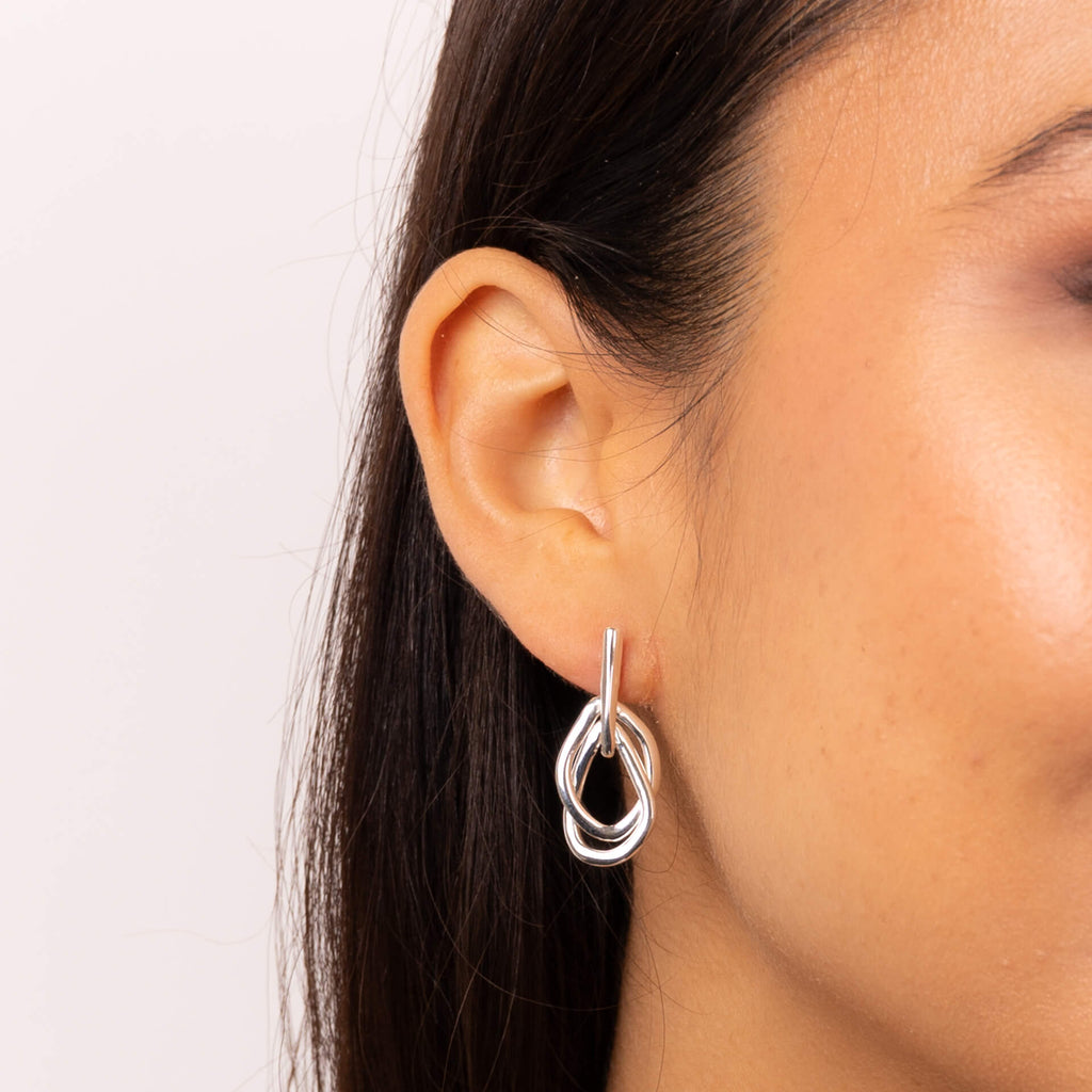 Beginnings Organic Interlinking Drop Earrings