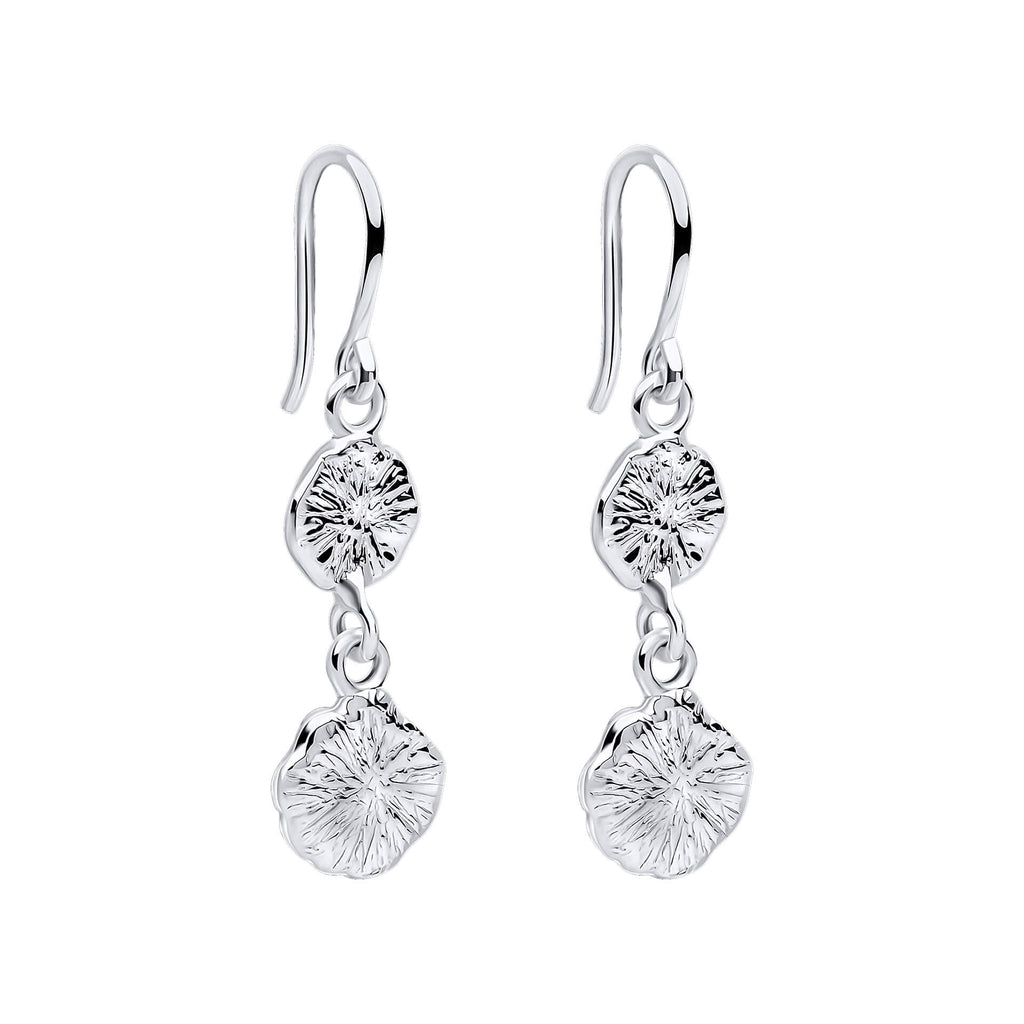 Beginnings Spray Textured Discs Drop Earrings