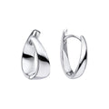 Beginnings Ribbon Twist Hoop Earrings