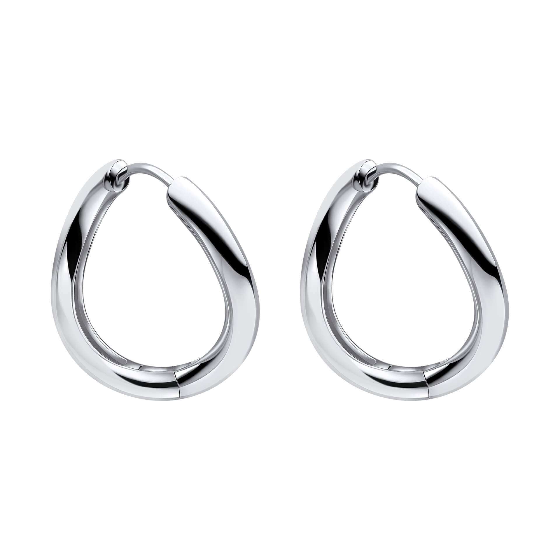 Beginnings Infinity Twist Hoop Earrings