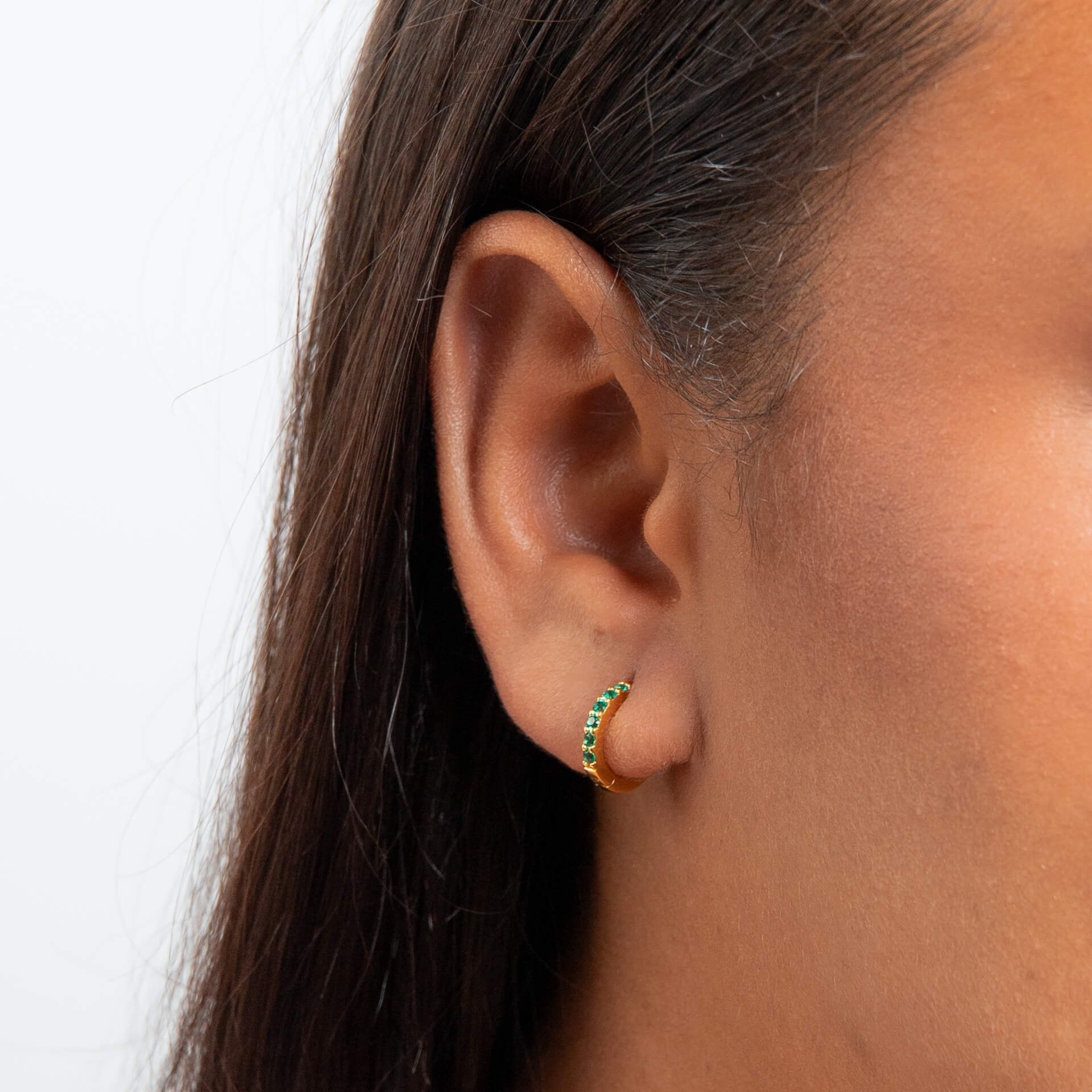 Beginnings Crystal Hoop Earrings