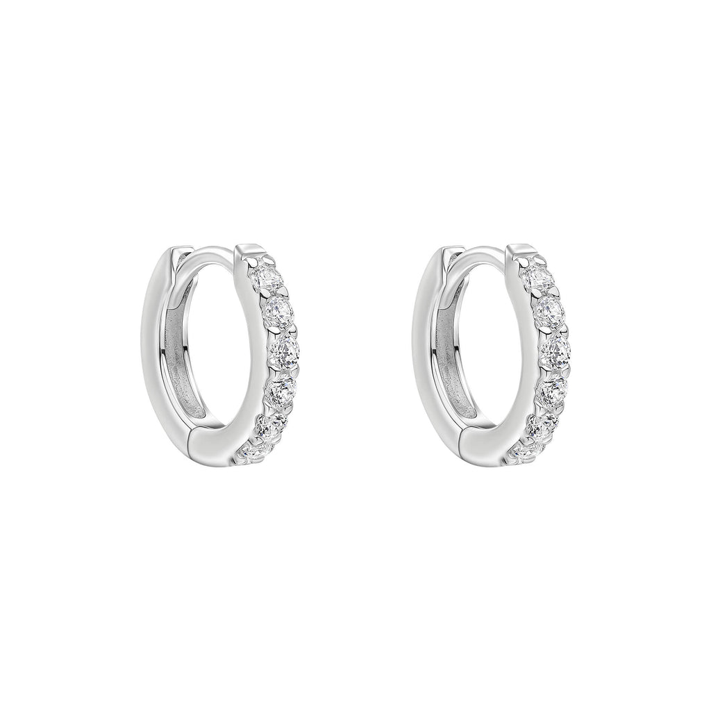 Beginnings Crystal Hoop Earrings