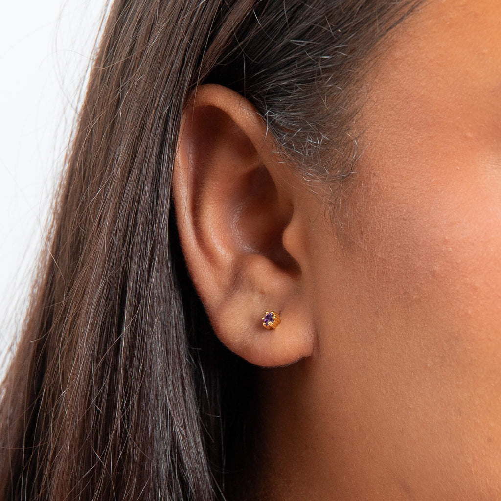 Beginnings 3mm Crystal Stud Earrings