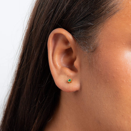Beginnings 3mm Crystal Stud Earrings