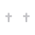 Beginnings Small Cross Studs Earrings