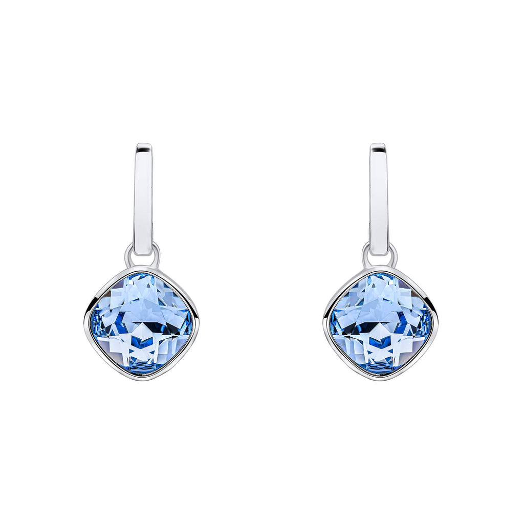 Beginnings Cushion Cut Crystal Drop Stud Earrings