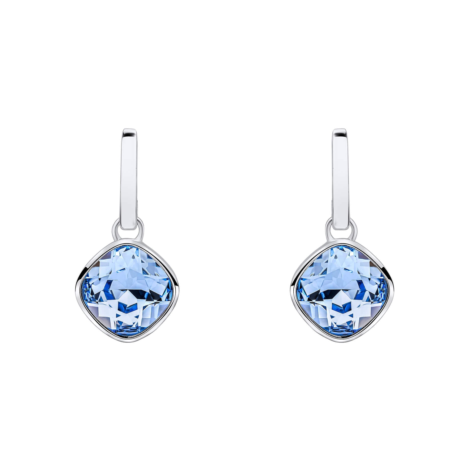 Beginnings Cushion Cut Crystal Drop Stud Earrings