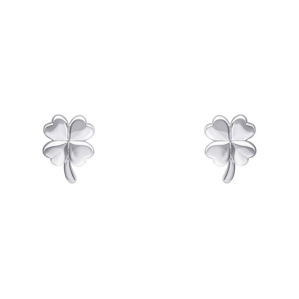 Beginnings Four Leaf Clover Stud Earrings