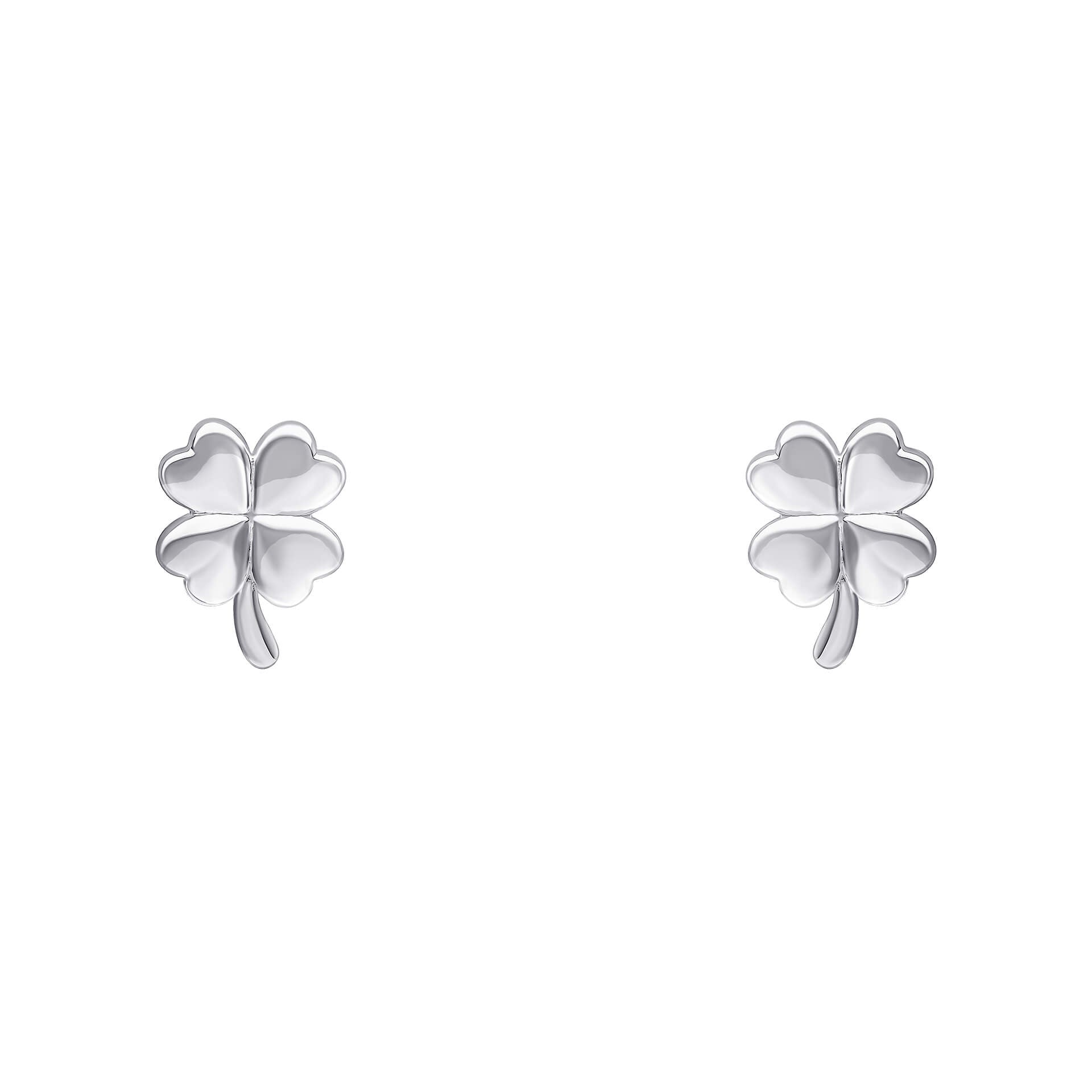 Beginnings Four Leaf Clover Stud Earrings