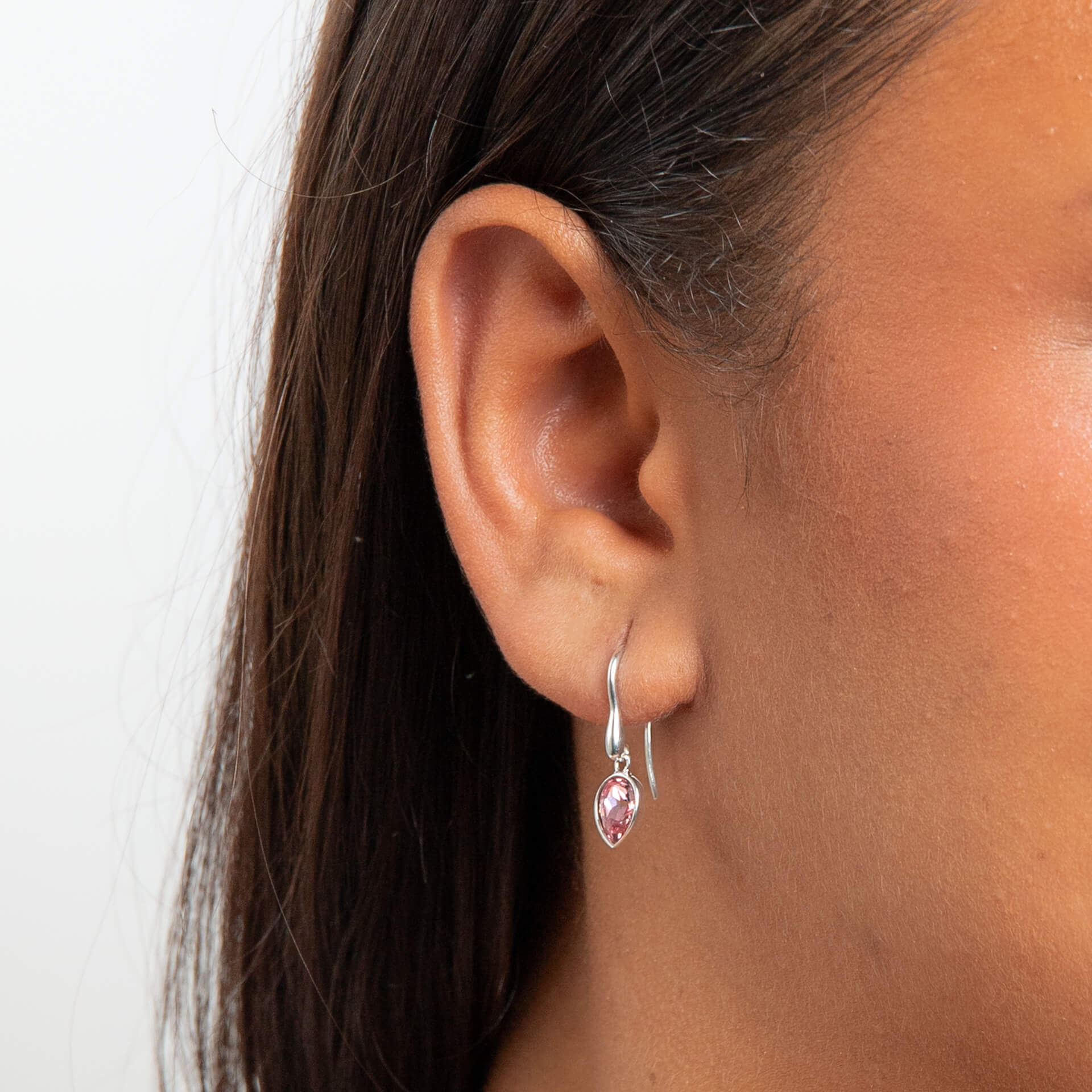 Beginnings Pear Shape Crystal Drop Earrings