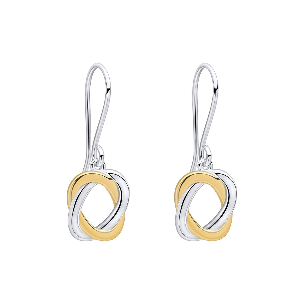 Beginnings Woven Circle Drop Earrings