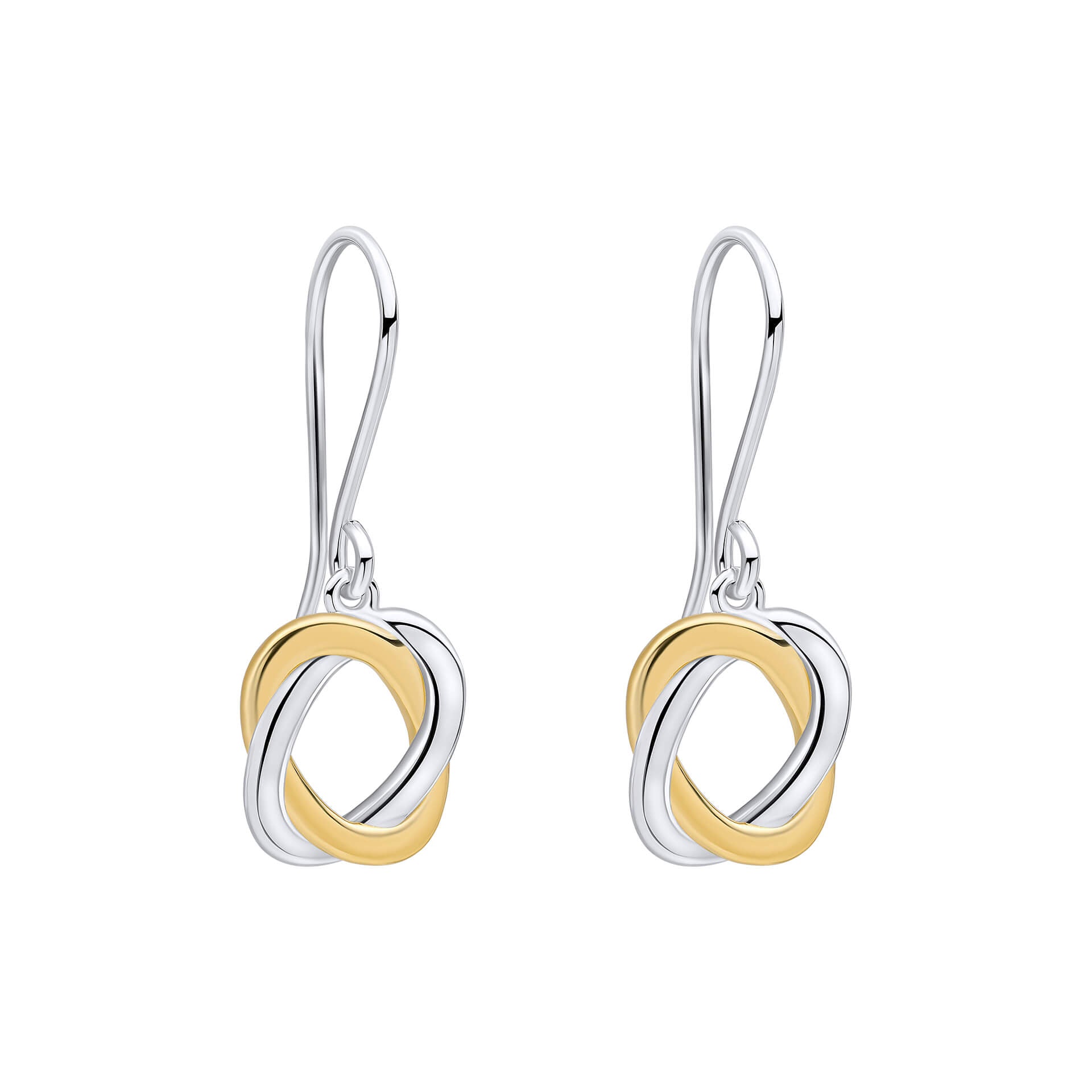Beginnings Woven Circle Drop Earrings