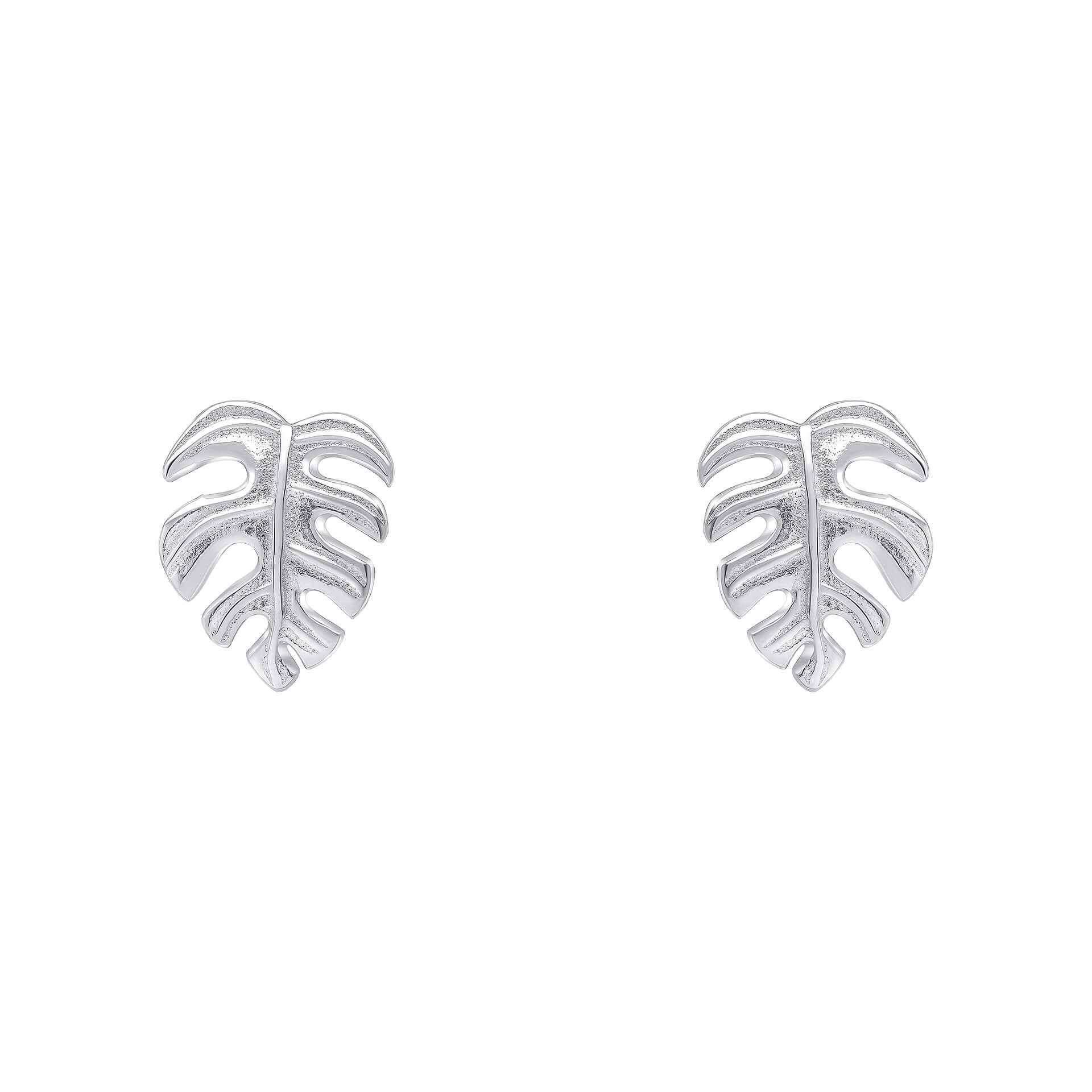 Beginnings Monstera Leaf Stud Earrings