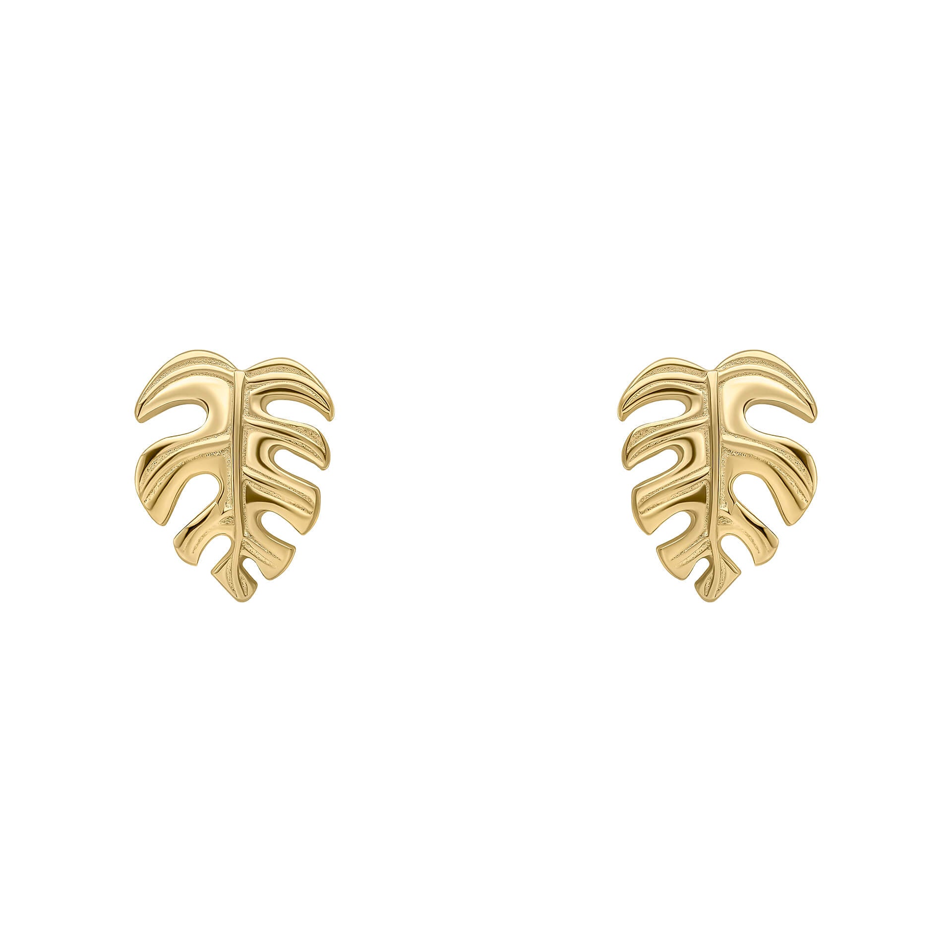 Beginnings Monstera Leaf Stud Earrings