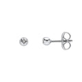 D for Diamond Spherical Starburst Stud Earrings with Diamond E6509