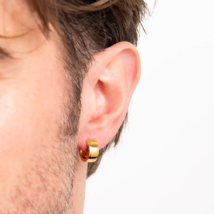 Fred Bennett Stainless Steel Hoop Earrings