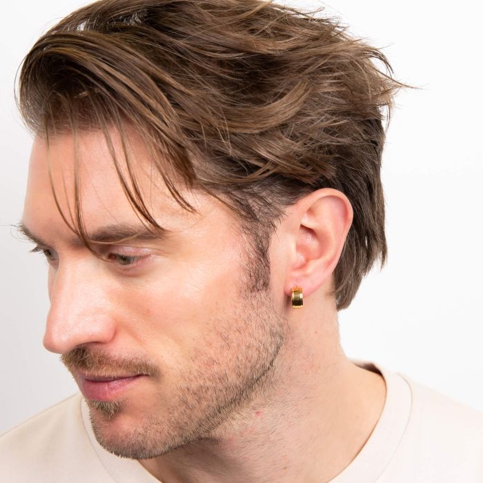 Fred Bennett Stainless Steel Hoop Earrings