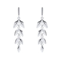 Beginnings Long Leaf Drop Earrings