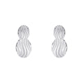 Beginnings Wave Texture Drop Earrings