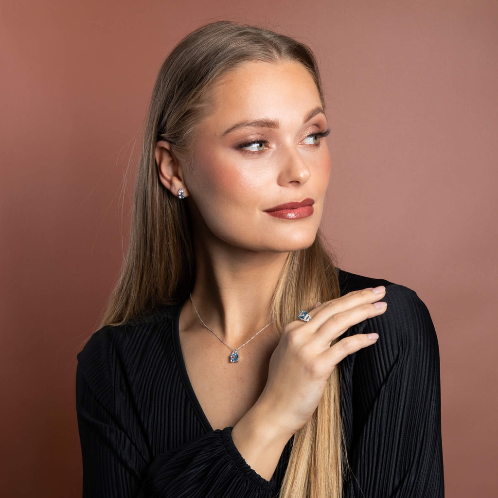 Diamonfire Square Cut Necklace