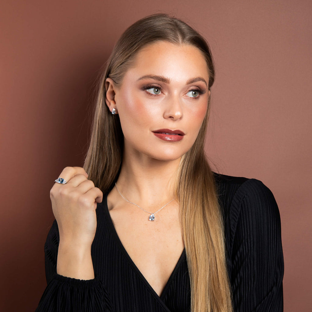 Diamonfire Square Cut Necklace