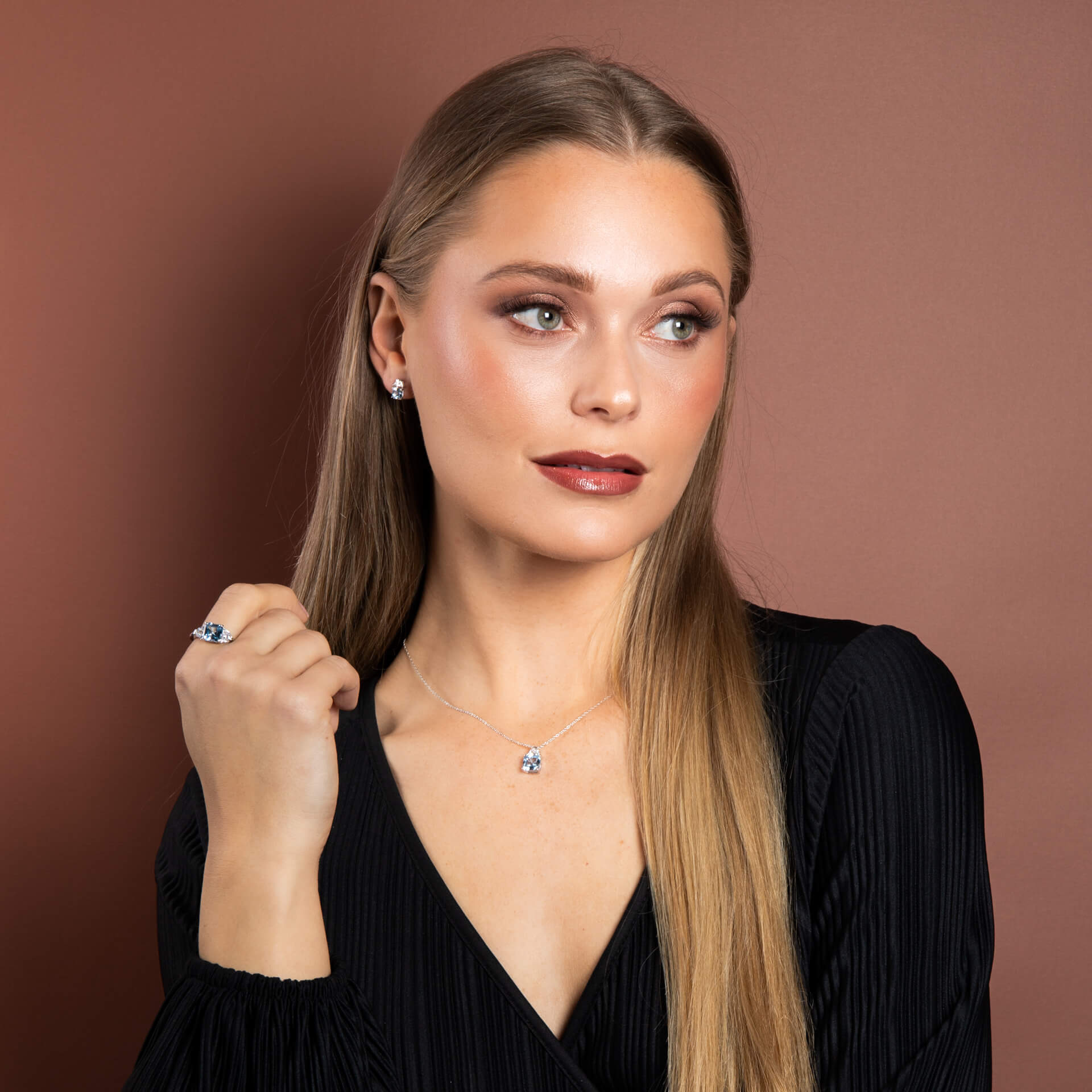 Diamonfire Square Cut Necklace