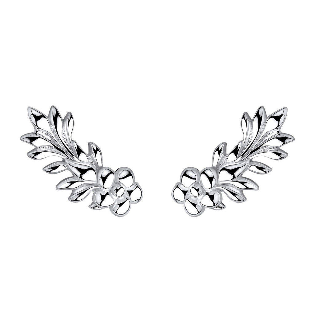 Laura Ashley Silver Naunton Folly Crawler Earrings