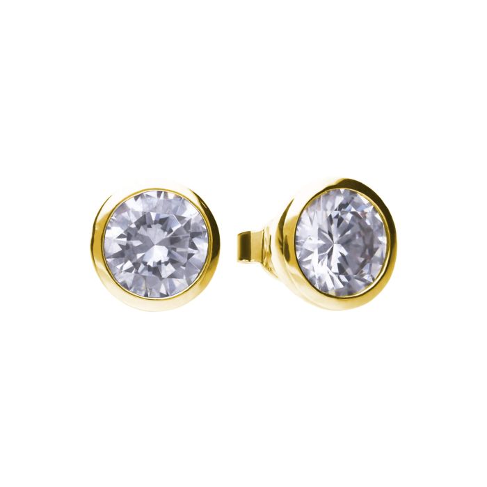 Diamonfire Bezel Set Carat Stud Earrings