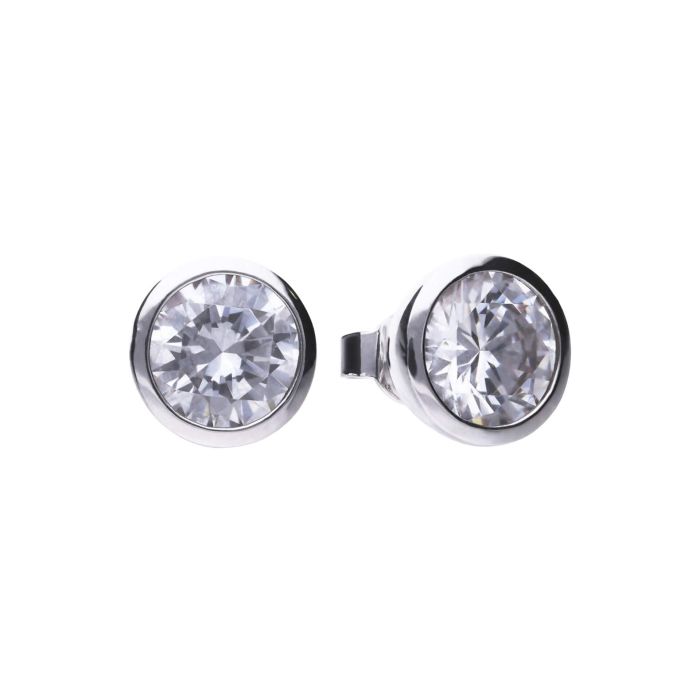 Diamonfire Bezel Set Carat Stud Earrings