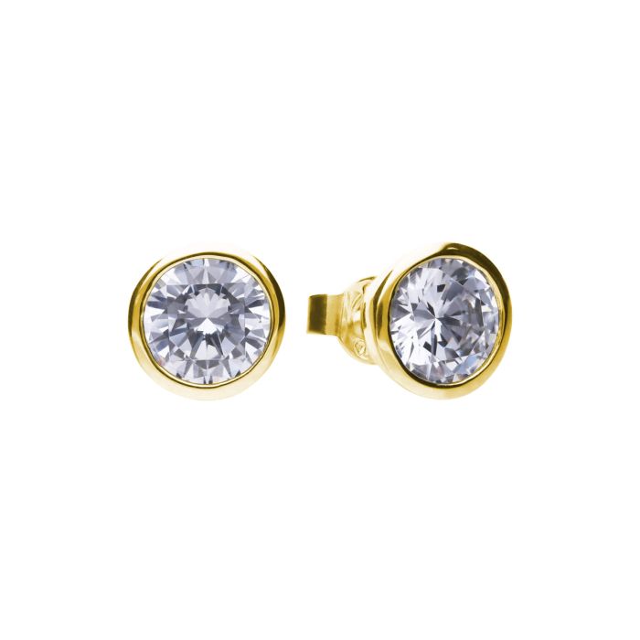 Diamonfire Bezel Set Carat Stud Earrings