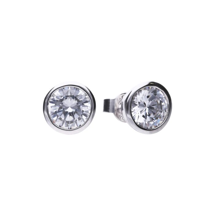 Diamonfire Bezel Set Carat Stud Earrings