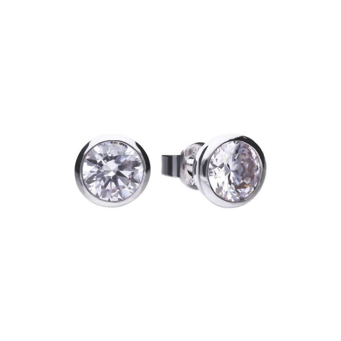 Diamonfire Bezel Set Carat Stud Earrings