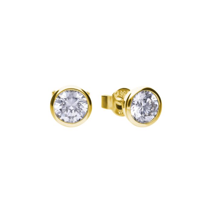 Diamonfire Bezel Set Carat Stud Earrings