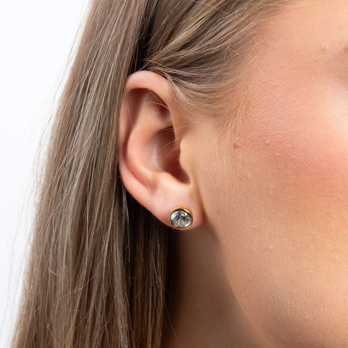 Diamonfire Bezel Set Carat Stud Earrings