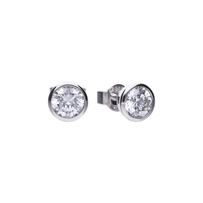 Diamonfire Bezel Set Carat Stud Earrings