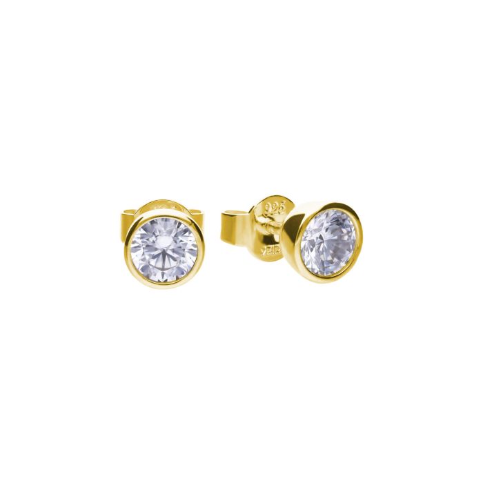 Diamonfire Bezel Set Carat Stud Earrings
